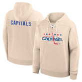 Washington Capitals Fanatics Vintage Hoodie - Cream - NHL 202756949