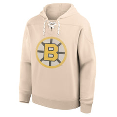 Boston Bruins Fanatics Vintage Hoodie - Cream - NHL 202756958
