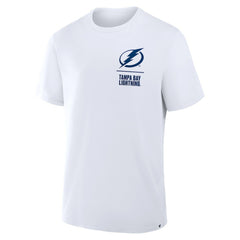 Tampa Bay Lightning Fanatics Crash The Net Legacy T-Shirt - White - NHL 202756997