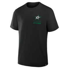Dallas Stars Fanatics Crash The Net Legacy T-Shirt - Black - NHL 202757008