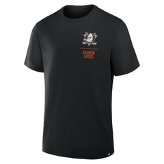 Anaheim Ducks Fanatics Crash The Net Legacy T-Shirt - Black - NHL 202757013