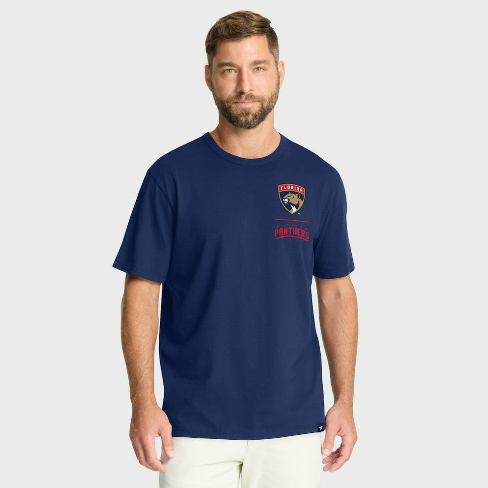Florida Panthers Fanatics Crash The Net Legacy T-Shirt - Navy - NHL 202757018