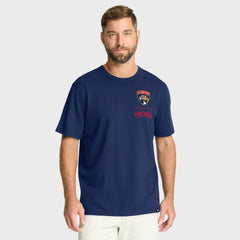 Florida Panthers Fanatics Crash The Net Legacy T-Shirt - Navy - NHL 202757018