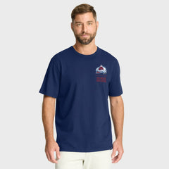 Colorado Avalanche Fanatics Crash The Net Legacy T-Shirt - Navy - NHL 202757019