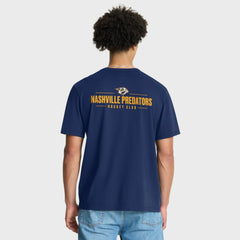 Nashville Predators Fanatics Crash The Net Legacy T-Shirt - Navy - NHL 202757021