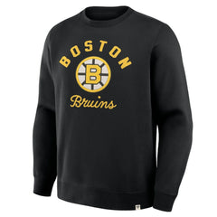 Boston Bruins Fanatics Vintage Stickler Sweatshirt - Black - NHL 202757026