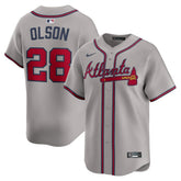 Matt Olson Atlanta Braves Nike Road Limited Player Jersey - Gray - Nike Lifestyle