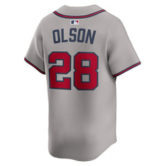 Matt Olson Atlanta Braves Nike Road Limited Player Jersey - Gray - Nike Lifestyle