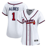 Ozzie Albies Atlanta Braves Nike Women's Home Limited Player Jersey - White - Nike Discount