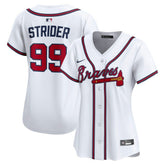 Spencer Strider Atlanta Braves Nike Women's Home Limited Player Jersey - White - Nike on Sale