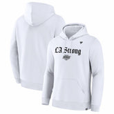Los Angeles Kings Fanatics Unisex LA Strong Premium Fleece Pullover Hoodie - White - NHL 202757240