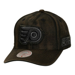 Philadelphia Flyers Mitchell & Ness Downtown Snow Wash Pro-Crown Adjustable Hat - Black - NHL 202757457