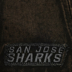 San Jose Sharks Mitchell & Ness Downtown Snow Wash Pro-Crown Adjustable Hat - Black - NHL 202757459