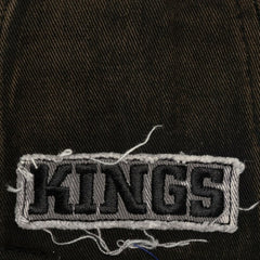 Los Angeles Kings Mitchell & Ness Downtown Snow Wash Pro-Crown Adjustable Hat - Black - NHL 202757462
