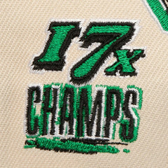 Boston Celtics 17x NBA Champions Soul Legacy Defined Pro Crown Snapback Hat Cream/Kelly Green | Mitchell & Ness online