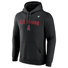 Los Angeles Angels Fanatics Unisex LA Strong Fleece Pullover Hoodie - Black - Fanatics Sale