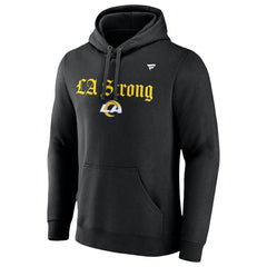 Fanatics Los Angeles Rams Unisex LA Strong Fleece Pullover Hoodie Black