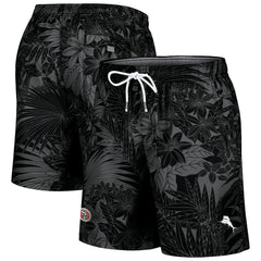 San Francisco 49ers Naples Santiago Palm Shorts Black