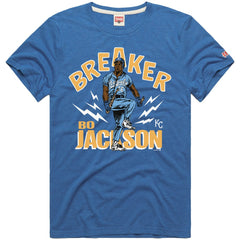 Bo Jackson Kansas City Royals Homage Graphic Player T-Shirt - Royal - MLB on Sale