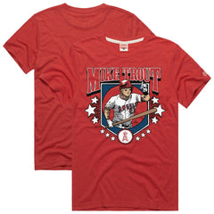 Mike Trout Los Angeles Angels Homage Graphic Player T-Shirt - Red - MLB on Sale