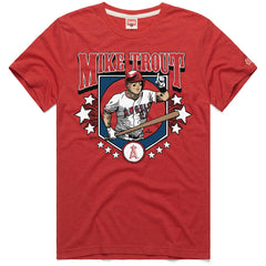 Mike Trout Los Angeles Angels Homage Graphic Player T-Shirt - Red - MLB on Sale