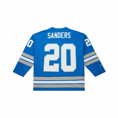 Mitchell & Ness Barry Sanders Detroit Lions Maxxed Out Fashion Hockey Jersey Blue