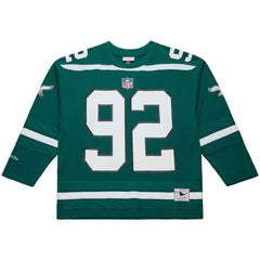 Mitchell & Ness Reggie White Philadelphia Eagles Maxxed Out Fashion Hockey Jersey Kelly Green