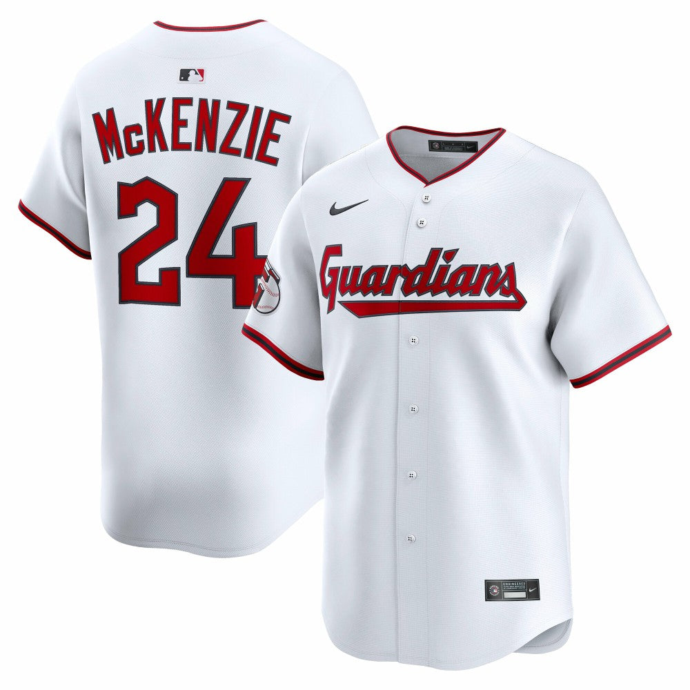 Triston McKenzie Cleveland Guardians Nike Home Limited Player Jersey - White - Nike Sale