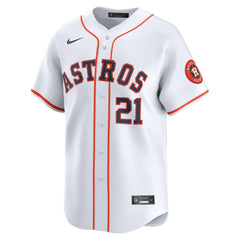 Yainer Diaz Houston Astros Nike Home Limited Player Jersey - White - Nike Discount