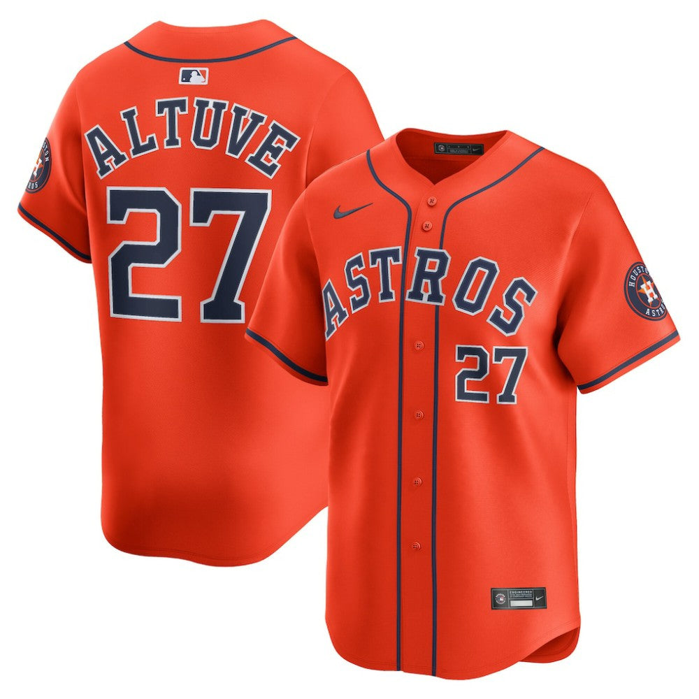 Jose Altuve Houston Astros Nike Alternate Limited Player Jersey - Orange - Nike Discount
