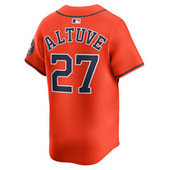 Jose Altuve Houston Astros Nike Alternate Limited Player Jersey - Orange - Nike Discount