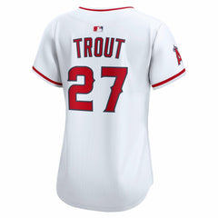 Mike Trout Los Angeles Angels Nike Women's Home Limited Player Jersey - White - Nike Lifestyle