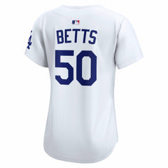 Mookie Betts Los Angeles Dodgers Nike Women's Home Limited Player Jersey - White - Nike Sale
