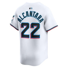 Sandy Alcantara Miami Marlins Nike Home Limited Player Jersey - White - Nike Online