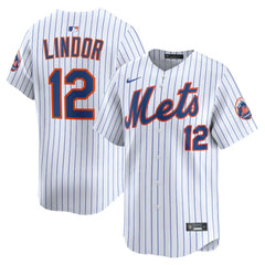 Francisco Lindor New York Mets Nike Home Limited Jersey - White - Nike Discount