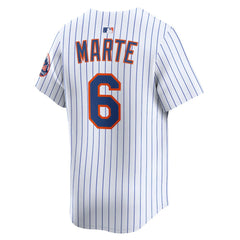 Starling Marte New York Mets Nike Home Limited Player Jersey - White - Nike Sale