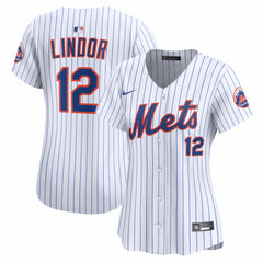 Francisco Lindor New York Mets Nike Women's Home Limited Jersey - White - Nike Online