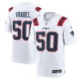 Nike Mike Vrabel New England Patriots Retired Player Game Jersey White