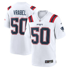 Nike Mike Vrabel New England Patriots Retired Player Game Jersey White