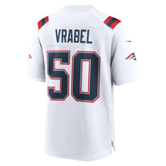 Nike Mike Vrabel New England Patriots Retired Player Game Jersey White