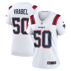 Nike Mike Vrabel New England Patriots Women's Retired Player Game Jersey White