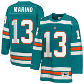 Mitchell & Ness Dan Marino Miami Dolphins Youth Hockey Fashion Jersey Aqua