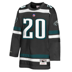 Mitchell & Ness Brian Dawkins Philadelphia Eagles Youth Hockey Fashion Jersey Black