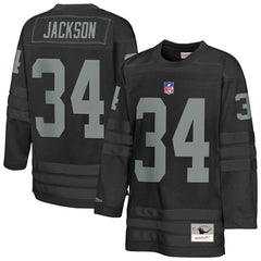 Mitchell & Ness Bo Jackson Las Vegas Raiders Youth Hockey Fashion Jersey Black