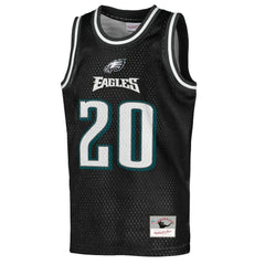 Mitchell & Ness Brian Dawkins Philadelphia Eagles Youth Retired Player NFL Basketball Fashion Jersey Black