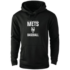 New York Mets Dunbrooke Champion Pullover Hoodie - Black - MLB Lifestyle