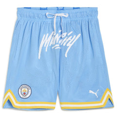 Manchester City 2025 FIFA Club World Cup Hoops Reversible Shorts Light Blue - Puma Discount