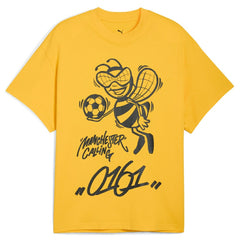 Manchester City 2025 FIFA Club World Cup Hoops T-Shirt Yellow - Puma outlet