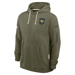 Nike Jacksonville Jaguars 2025 Salute to Service Sideline Standard Issue Dri-FIT Hoodie Olive