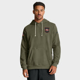 Nike San Francisco 49ers 2025 Salute to Service Sideline Standard Issue Dri-FIT Hoodie Olive